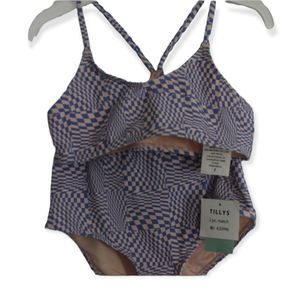 𝅺⭐️sale⭐️ NWT Tilly’s baby swimsuit in blue/pink color size 7